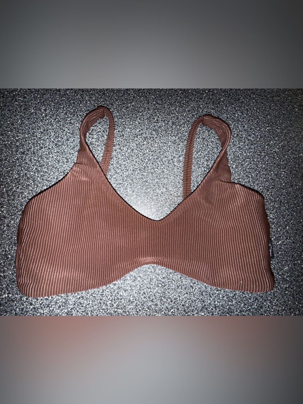 Tiger Friday Brown Dance Bra Top Size Child Large